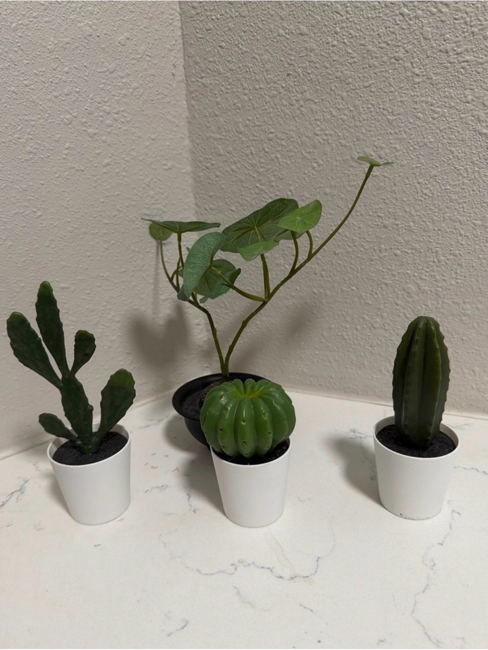 IKEA Faux Green Succulent and Cactus Set